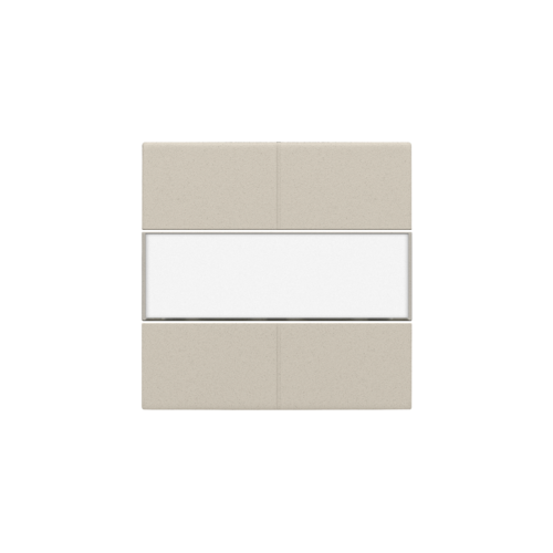 Niko - Set drukknop 4v 24V tekst sand textured - 138-40250