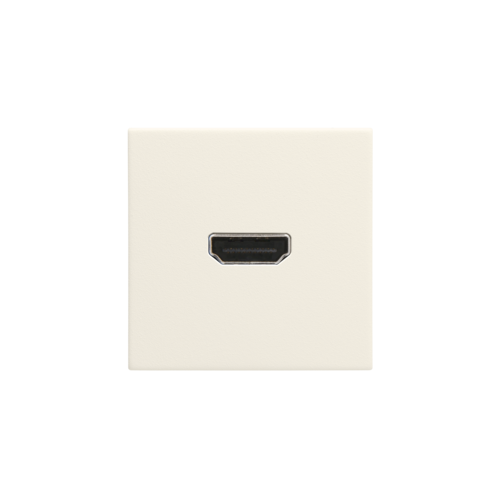 Niko - Set HDMI naar HDMI cotton white textured - 139-69417
