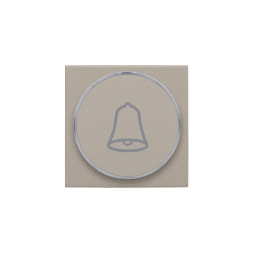 Niko - Set drukknop led belsymbool claystone textured - 140-64007