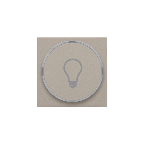 Niko - Set drukknop led lampsymbool claystone textured - 140-64008