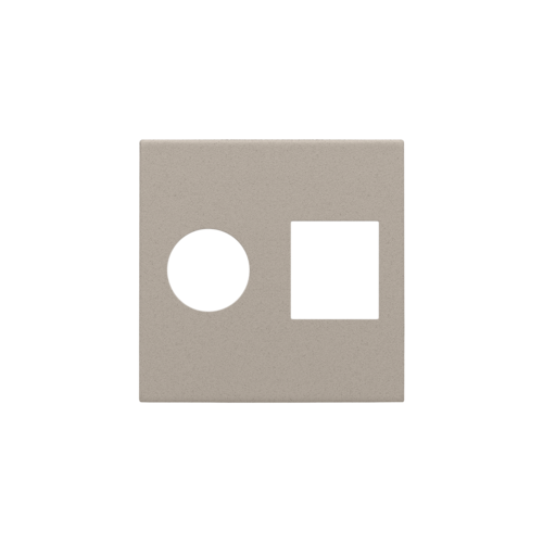 Niko - Set coax+RJ45 claystone textured - 140-65702