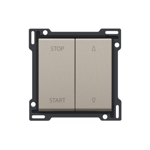 Niko - Set rolluikschakelaar gescheiden claystone textured - 140-65905