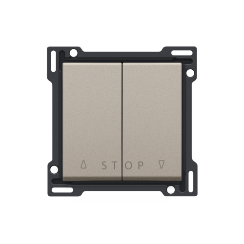 Niko - Set rolluikdrukknop 2v elektronisch claystone textured - 140-65918