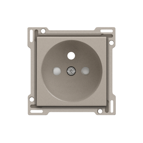 Niko - Set stopcontact penaarde 28,5mm claystone textured - 140-66601