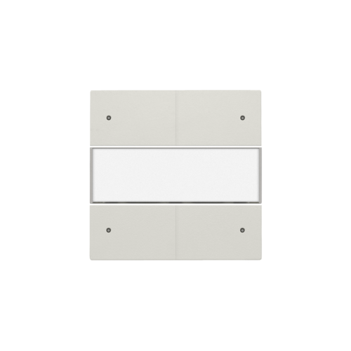 Niko - Set drukknop 4v 24V led+tekst light grey - 141-40350