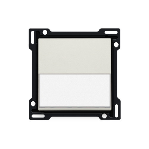 Niko - Set schakelaar/drukknop 1v tekst light grey - 141-60905