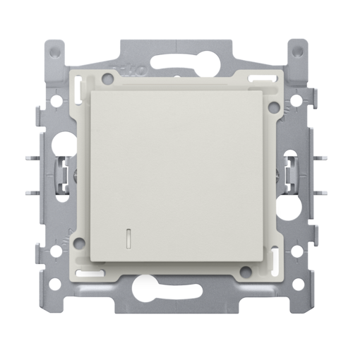 Niko - Hotelkaartschakelaar schroefklemmen light grey - 141-61900