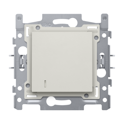 Niko - Hotelkaartschakelaar insteekklemmen light grey - 141-61908