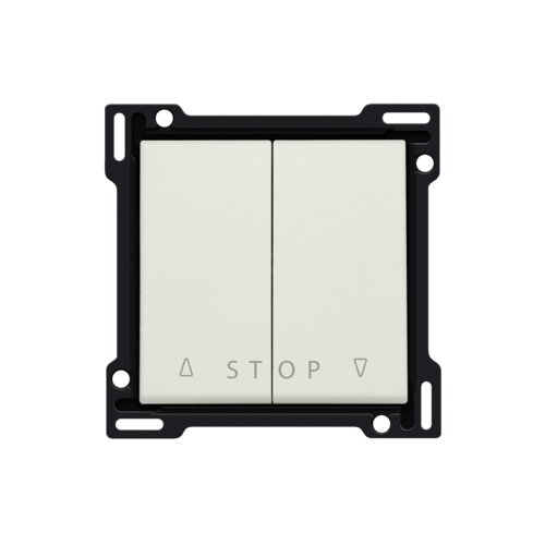 Niko - Set rolluikdrukknop 2v elektronisch light grey - 141-65918