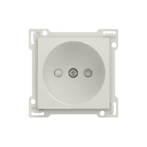 Niko - Set stopcontact zonder aarde 21mm light grey - 141-66501