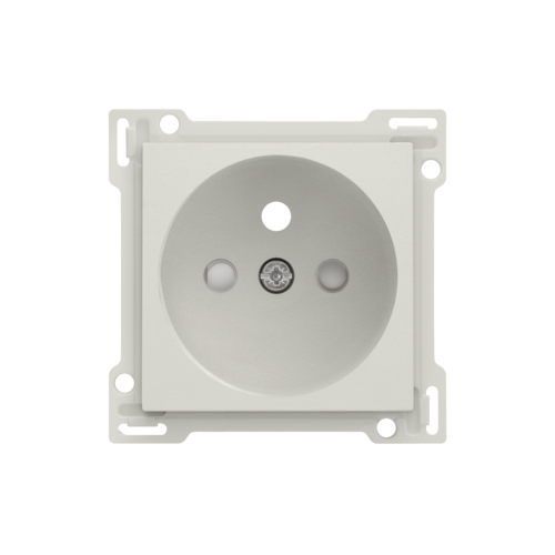 Niko - Set stopcontact penaarde 28,5mm light grey - 141-66601