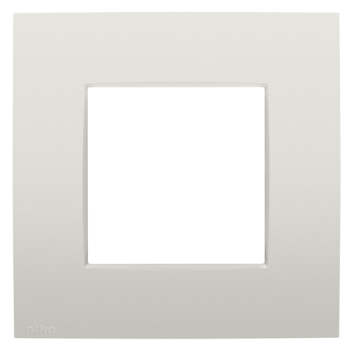 Niko - Intense afdekplaat 1v light grey - 141-76100