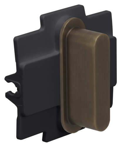 Niko - Rocker 1v brass dark bronze patina - 211-56001