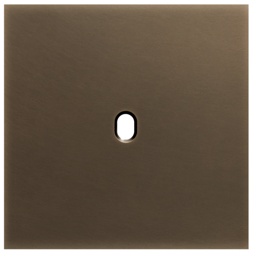 Niko - Toggle plaat 1v dark bronze patina - 211-57101