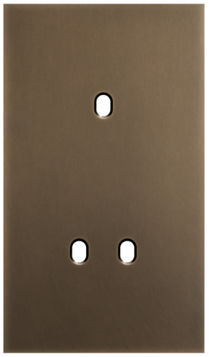 Niko - Toggle plaat 2v V60mm dark bronze patina - 211-57253