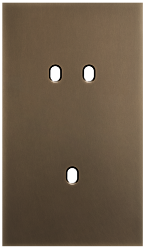 Niko - Toggle plaat 2v V60mm dark bronze patina - 211-57254