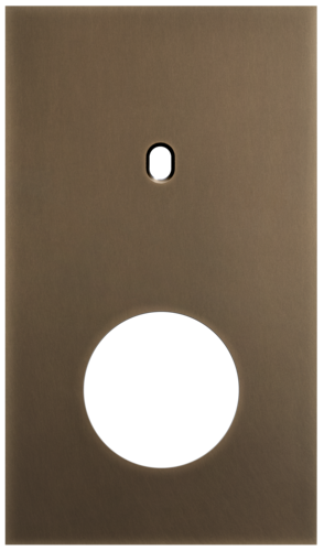 Niko - Toggle plaat 2v V60mm dark bronze patina - 211-57257
