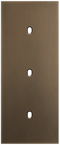 Niko - Toggle plaat 3v V60mm dark bronze patina - 211-57351