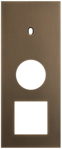 Niko - Toggle plaat 3v V60mm dark bronze patina - 211-57359
