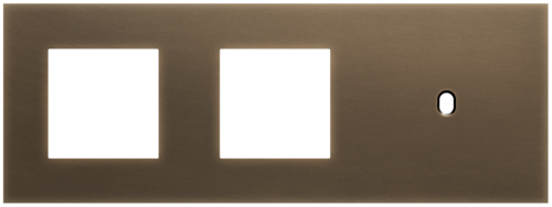 Niko - Toggle plaat 3v H71mm dark bronze patina - 211-57706