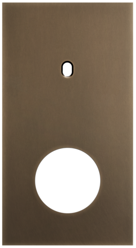 Niko - Toggle plaat 2v V71mm dark bronze patina - 211-57857