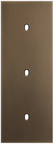 Niko - Toggle plaat 3v V71mm dark bronze patina - 211-57951