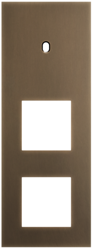 Niko - Toggle plaat 3v V71mm dark bronze patina - 211-57955