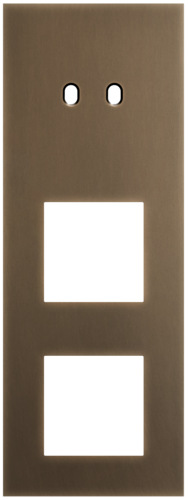 Niko - Toggle plaat 3v V71mm dark bronze patina - 211-57956