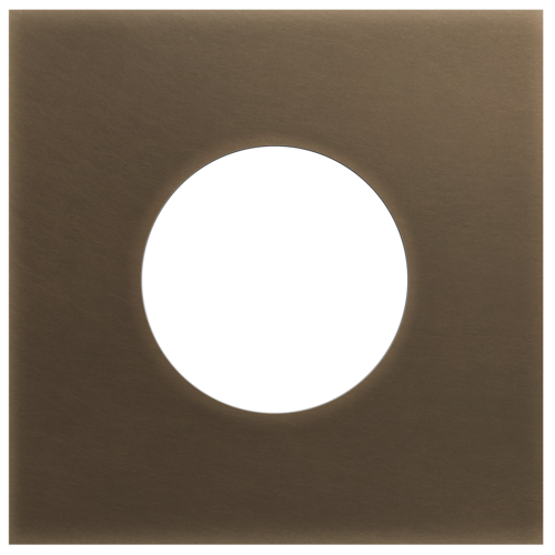 Niko - Rocker/Toggle plaat 1v dark bronze patina - 211-74101