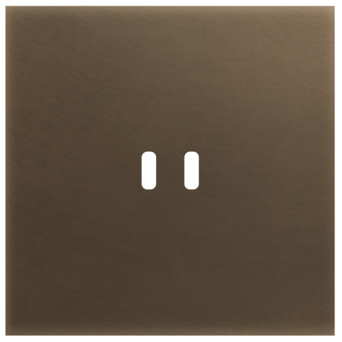 Niko - Rocker/Toggle plaat 1v dark bronze patina - 211-74103