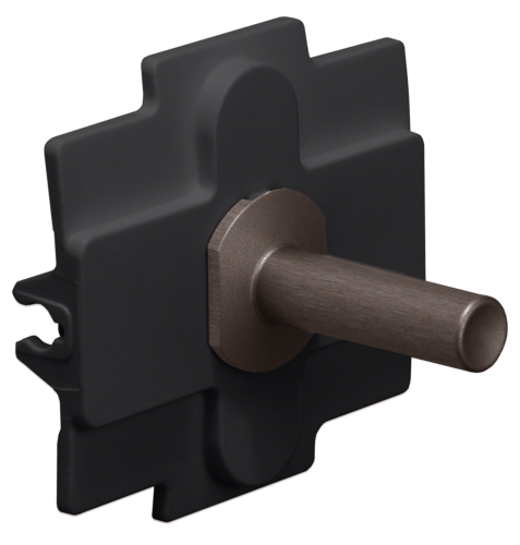 Niko - Toggle 1v alu ganache brushed - 222-57001