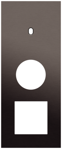 Niko - Toggle plaat 3v V60mm alu ganache brushed - 222-57359