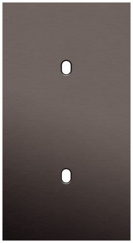 Niko - Toggle plaat 2v V71mm alu ganache brushed - 222-57851