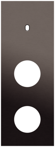Niko - Toggle plaat 3v V71mm alu ganache brushed - 222-57957