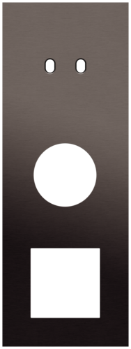 Niko - Toggle plaat 3v V71mm alu ganache brushed - 222-57960