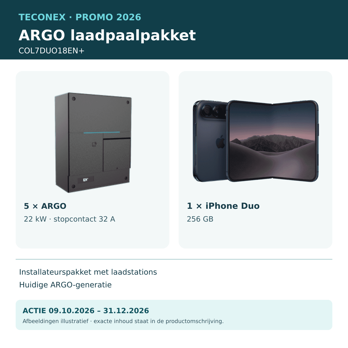 EN+ - Promopakket iPhone Duo ARGO COL7DUO18 - COL7DUO18EN+