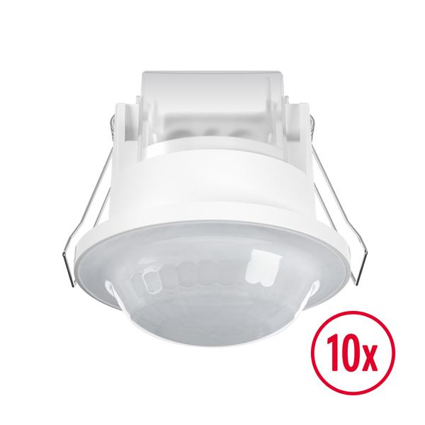 ESYLUX - 10x BASIC EXPRESS MD 360° 08 IR 1C FM IP23 WH - EB10431791