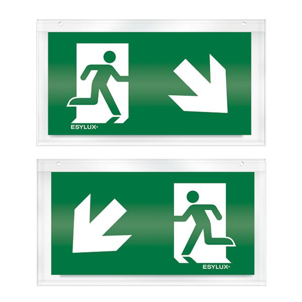 ESYLUX - SLX 24 DISPLAY SYMBOL 2 SIDE DOWN RIGHT LEFT - EN10032578