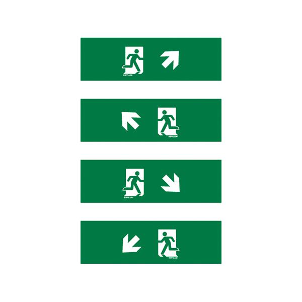 ESYLUX - SLX 14 FLAT SYMBOL SET II - EN10077135