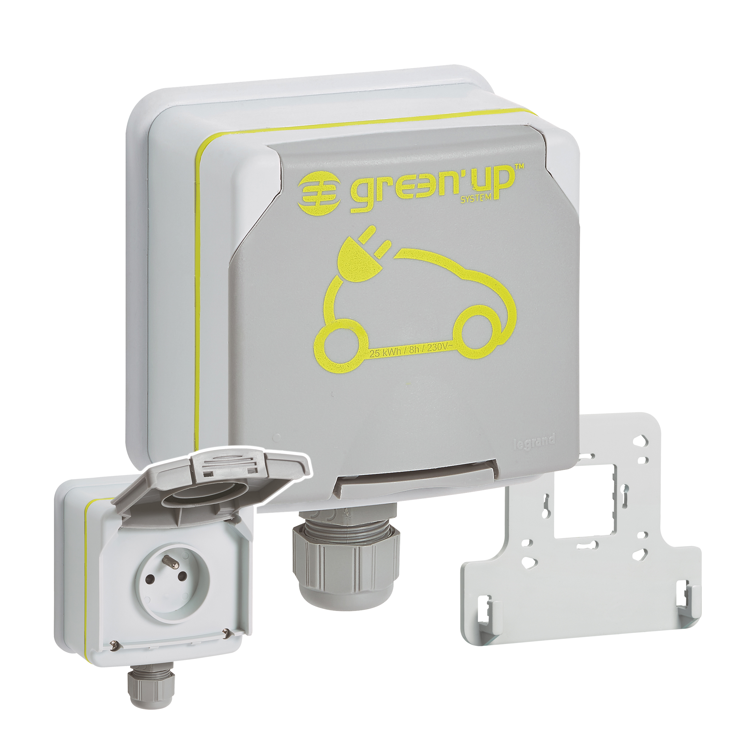 Legrand - Opbouw contactdoos EV 3,2kVA mode 2 IP66 IK08 - 090471