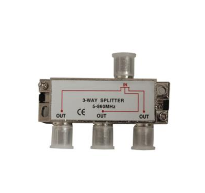 Elix - Antenne 3 weg splitter F Connectoren 1 IN / 3 UIT - 37286