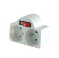 Elix - Stekkeradapter 2P+A met schakelaar 16 A 3680 W - 38373
