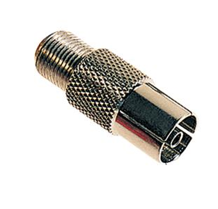 Elix - Coaxadapter 9,5 mm vrouwelijk naar F vrouwelijk - 34313