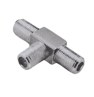 Elix - T adapter met 3 vrouwelijke F connectoren - 34325