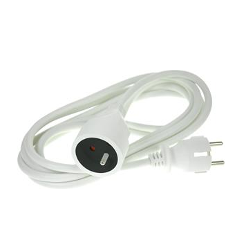 Elix - VERLENGSNOER 10M 3G1,5 WIT - 37084