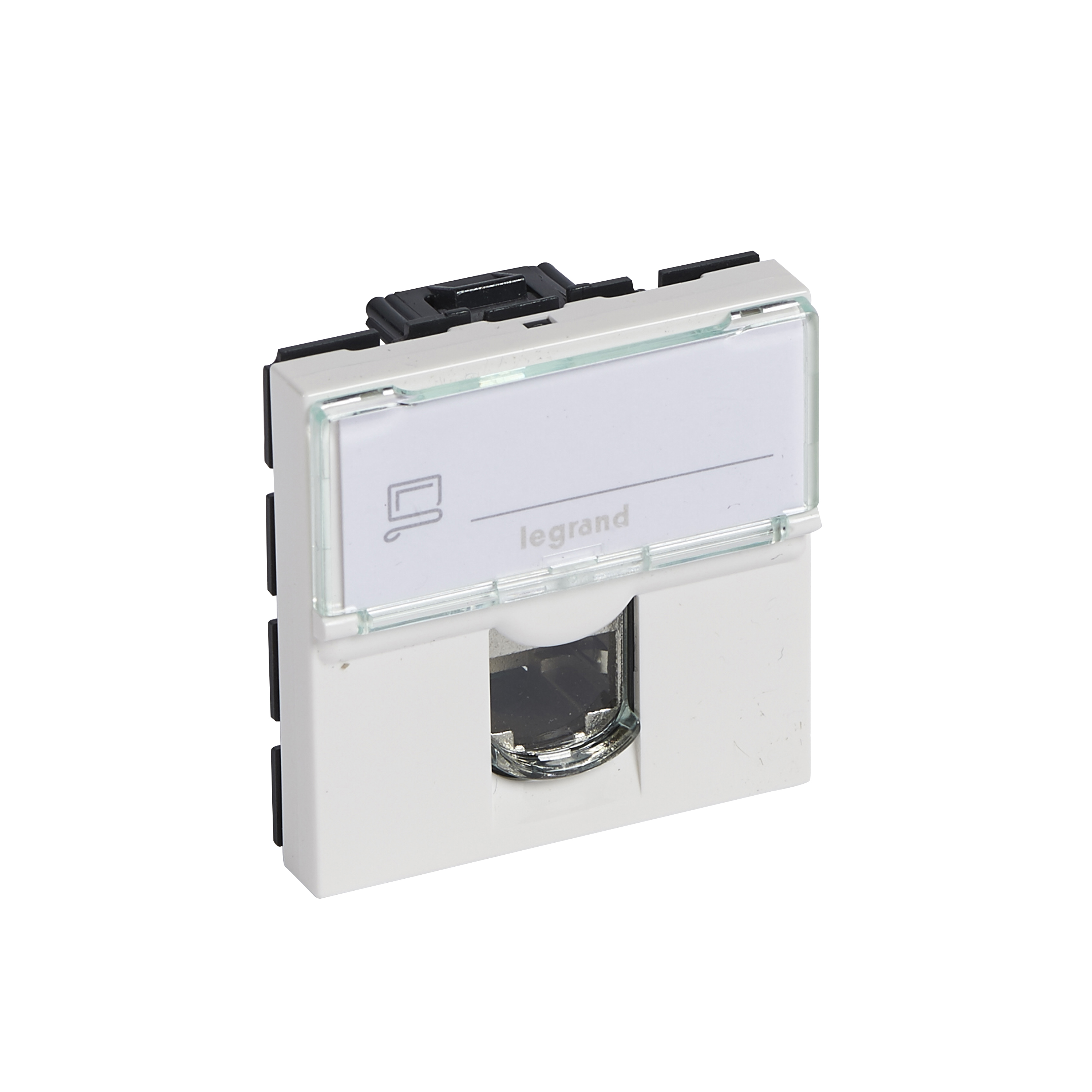 Legrand - RJ45 cat 6 UTP 2 mod wit LCS² Mosaic witte kleur - 076564