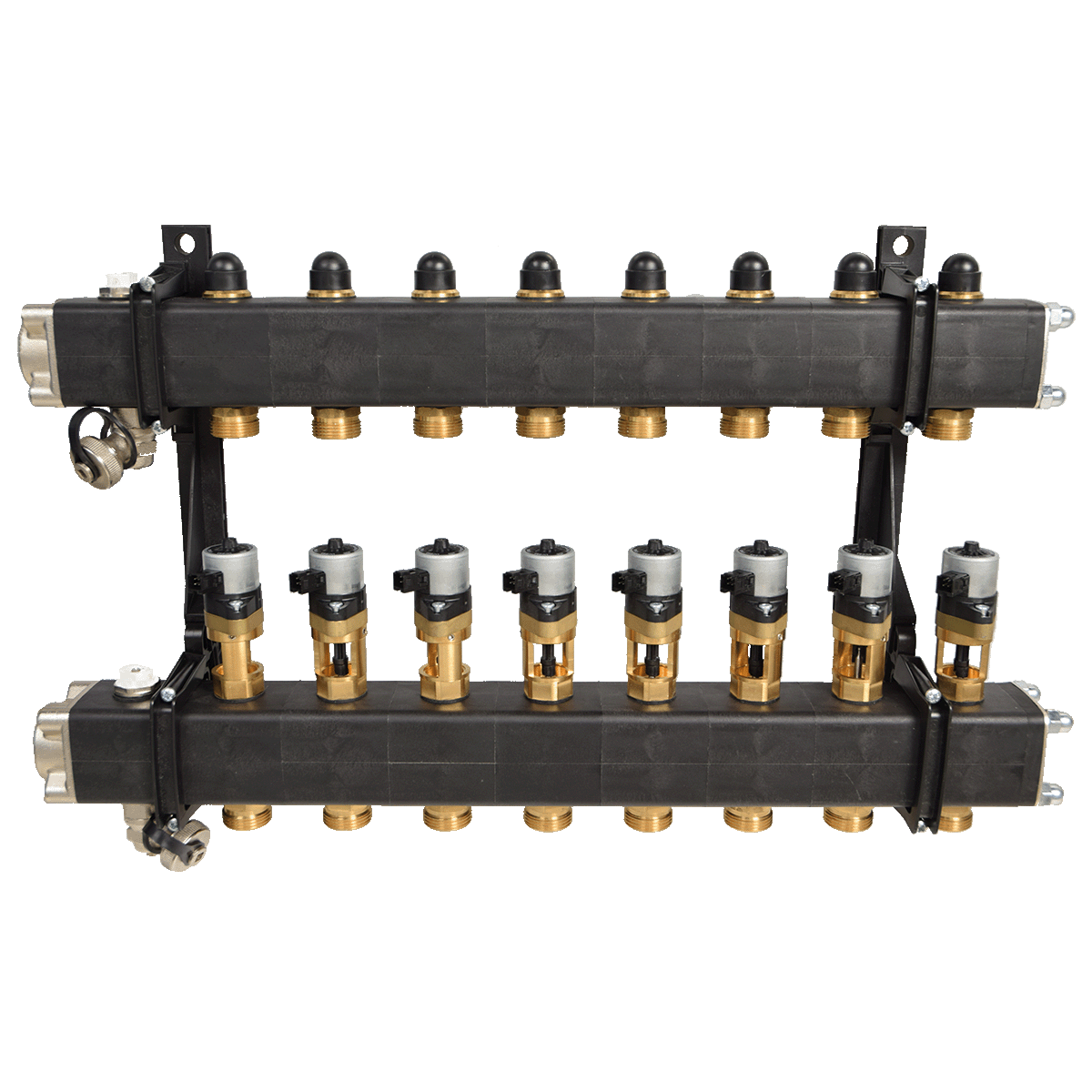 Itho Daalderop - Autotemp Spider WPU collector en zonemotoren voor 11 kringen - 03-00541