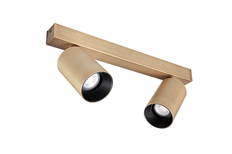 Unibright - ORIENT 2 opbouwarmatuur bronzato GU10 3000K Incl. 2 x 6W - OR25BR30