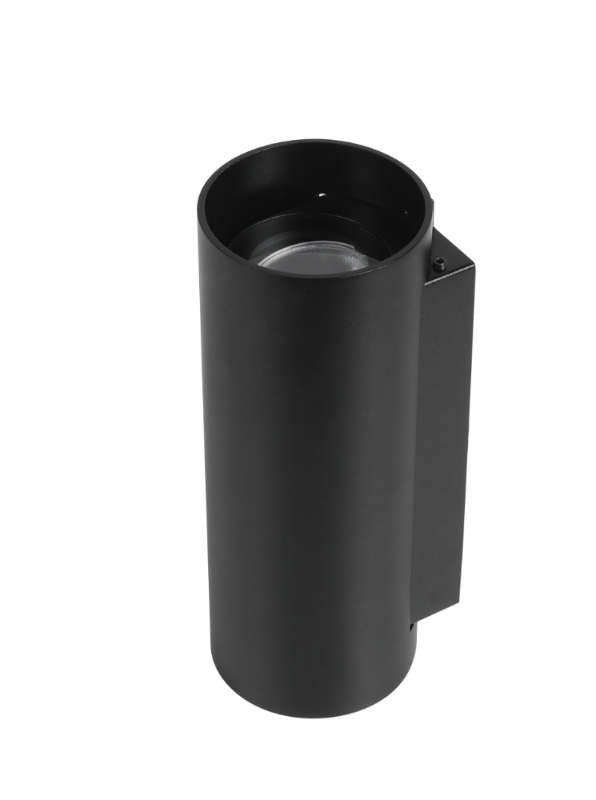 Unibright - Drum Wall IP 2x6W zwart up/down - DRWIP2630B