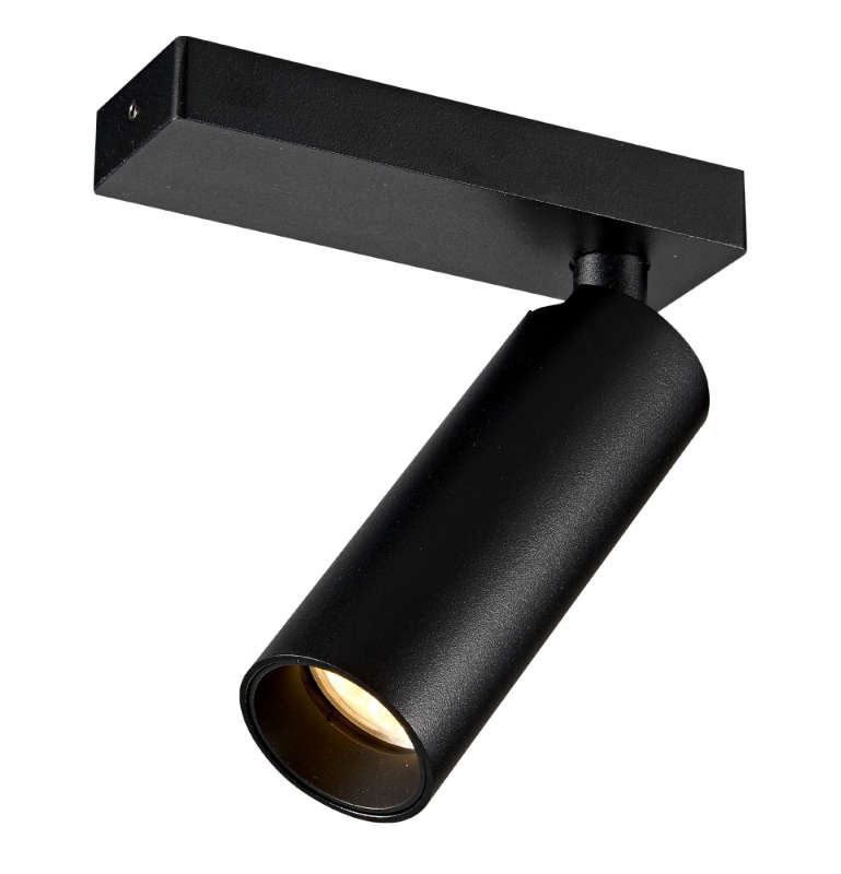 Unibright - Eliva 1 Zwart 5W excl. Ledlamp - EL15BZL